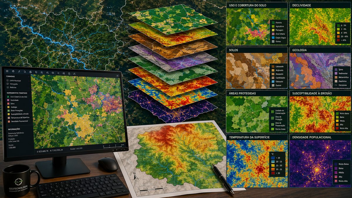 Mapeamentos temáticos e inteligência geoespacial Hematita Geotecnologia